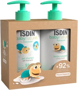 Гель-шампунь и лосьон для тела ISDIN Baby Naturals, набор