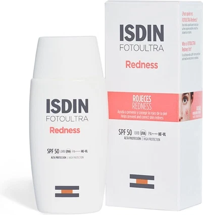 Face Sun Protection ISDIN FOTO Ultra Redness SPF50+