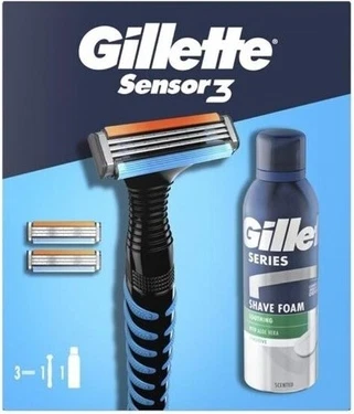 Gillette Sensor 3 soqol olish to'plami