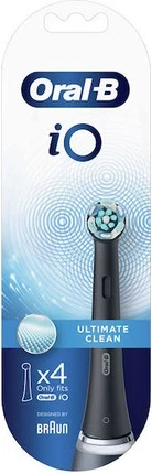Toothbrush Replacement Heads Oral-B Io Ultimate Clean Black