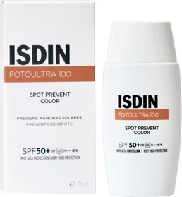 Солнцезащитный крем ISDIN Fotoultra 100 Spot Prevent Tinted Sunscreen