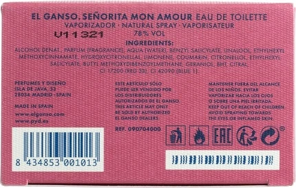Eau De Toilette El Ganso Seeorita Mon Amour