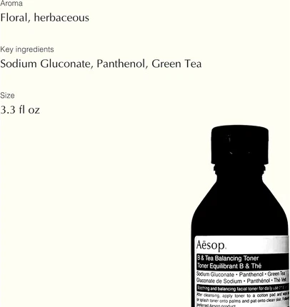 Тонер Aesop B & Tea Balancing
