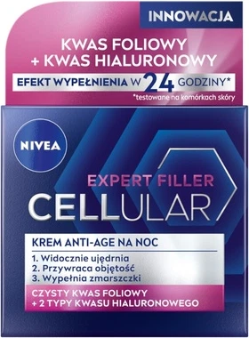 Крем Nivea Hyaluron Cellular Filler + Укрепляющий Ночной Крем против Морщин