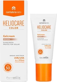 Гель-крем Heliocare Color Brown SPF 50