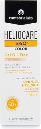 Солнцезащитный крем Heliocare Heliocare 360 Color Gel Oil-Free Beige SPF 50