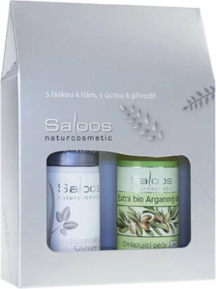 Saloos Argan & Hyaluronic Serum Yuz Uchun Sovg'a To'plami