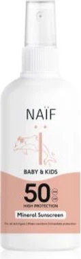 Минеральный солнцезащитный крем Naif Baby & Child