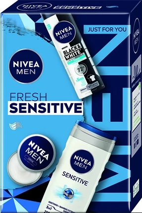Набор для Ухода за Лицом Nivea Fresh Sensitive Подарочный Набор