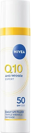 Солнцезащитное средство для лица Nivea Q10 Эксперт против морщин