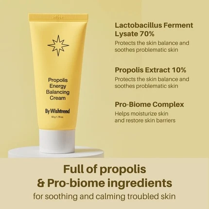 Крем для лица By Wishtrend Propolis Energy Balancing Cream