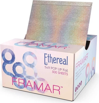 Фольга Framar Ethereal с тиснением, готовая к использованию, для мелирования и окрашивания волос
