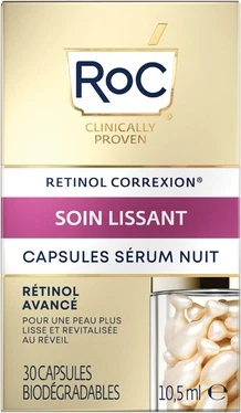 Serum RoC Retinol Correxion Tunuk Chiziqlarini Tekislovchi Tun Kiydiriladigan kapsulalar