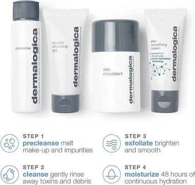 Dermalogica Yuz Uchun To'plamlar Sog'lom Terini Kuting To'plami