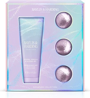 Подарочный набор по уходу за телом Baylis & Harding Масло жожоба, ваниль и миндаль