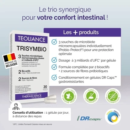 Капсулы Therascience Teoliance Trisymbio
