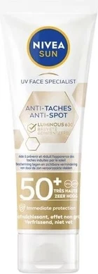 Солнцезащитный крем Nivea Sun Сияющий крем для лица SPF50