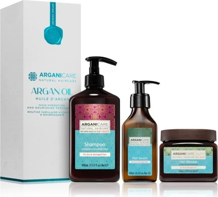 Наборы для ухода за телом Arganicare Подарочный набор с аргановым маслом и маслом ши