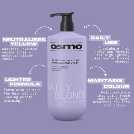 Кондиционер Osmo Daily Blonde Silverising Conditioner Purple Conditioner