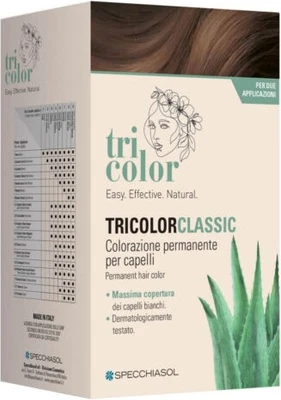 Краска для волос Specchiasol Tricolor Classic 6 Тёмный блонд