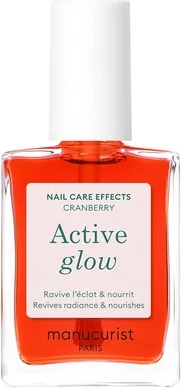Nail Polish and Nail Care Manucurist Active Glow Cranberry Coral Bio-Based