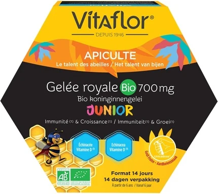 Vitamin Serum Vitaflor Royal Jelly Protection Plus Junior for Ages 6 and Up
