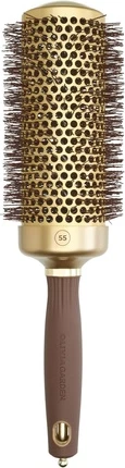 Olivia Garden Expert Blowout Speed Yumshoq cho'tkasi To'lqinsimon cho'tlar Oltin & Jigarrang