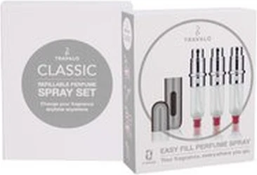 Многоразовый атомайзер Travalo Classic Set Silver