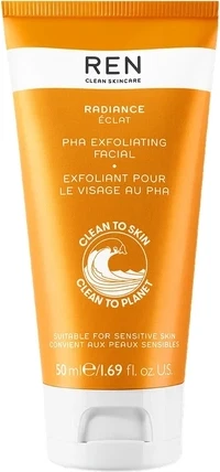 Пилинг Ren Clean Skincare PHA Polyhydroxy Acid Gentle Brightening Exfoliator