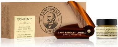 Набор: Воск для усов и карманный гребень Captain Fawcett