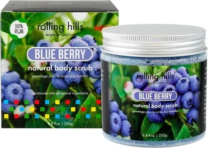 Скраб для тела Rolling Hills Rolling Natural Body Scrub Blue Berry