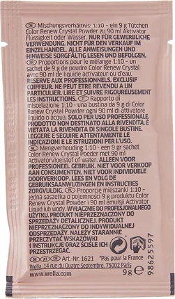 Пудра Wella Color ReNew Crystal Powders Коррекция Цвета