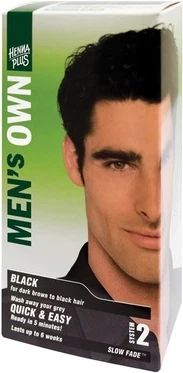 Травяная краска для волос Henné Plus Hennaplus Men's Own Black