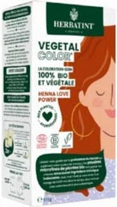 Натуральный порошок для окрашивания волос Herbatint Végétal Color Bio