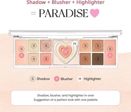 Наборы теней для век и палетки Peripera All Take Mood Like Palette