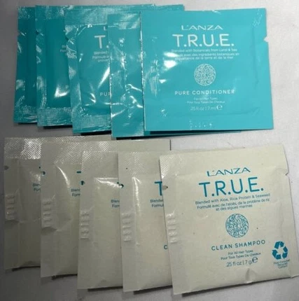 Набор шампуня и кондиционера в саше L'Anza True Clean