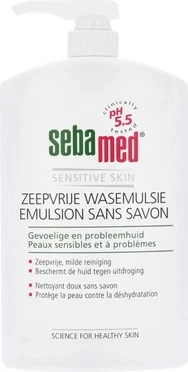Emulsion Sebamed Zero Salt Tuzsiz Yuvish vositasi Dispenser bilan