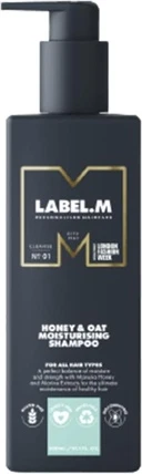Этикетка шампуня label.m Cleanse Honey & Oat