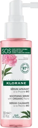 Успокаивающая сыворотка для волос Klorane с пионом