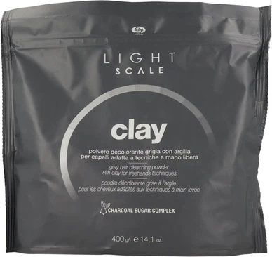 Осветляющий порошок Lisap Light Scale Clay Decolorant Gray