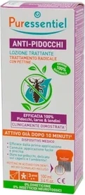 Лосьон для лечения от вшей Puressentiel Antilice Radical с расческой