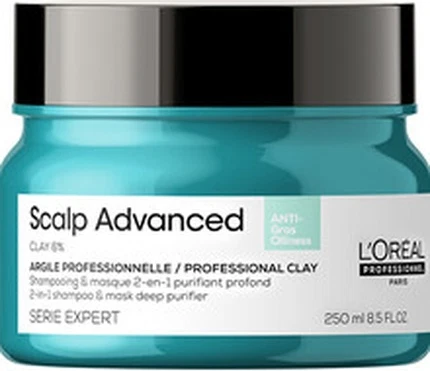 Шампунь и Маска L'Oreal Professional Scalp Advanced Против Жирности 2в1