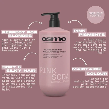 Rangni kuchaytiruvchi niqob Osmo Pink Soda