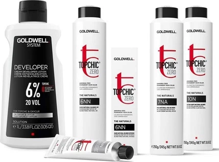 Стойкая краска для волос Goldwell Topchic Zero Intense Natural Blonde