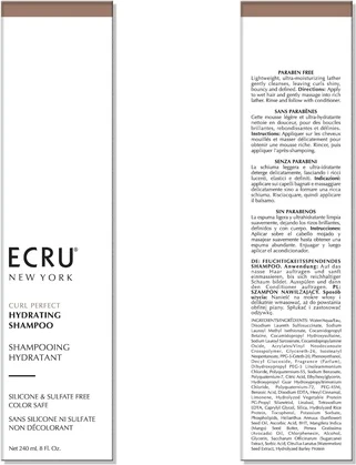 Шампунь Ecru New York Curl Perfect Hydrating