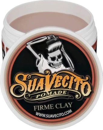 Suavecito Firme Clay Kuchli ushlaydigan soch uchun loy
