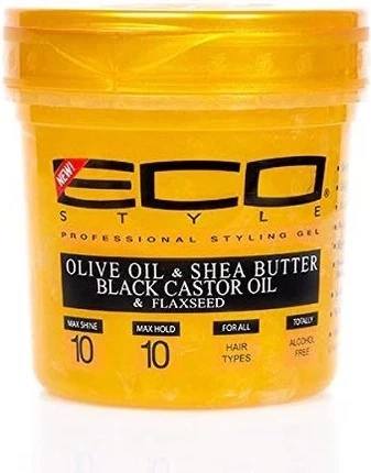 Масло для волос Ecotools Eco Style Золотое Оливковое масло Масло ши Черное касторовое масло Льняное семя
