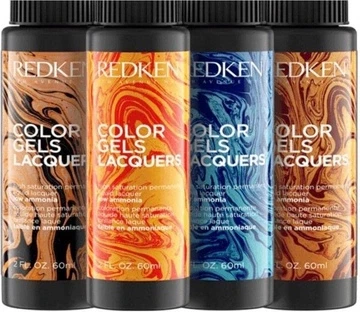 Soch uchun qizil bo'yoq Redken Color Gels Lacquers