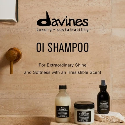 Davines Oi Shampoo sochlar uchun ajoyib yorqinlik va yumshoqlik beradi