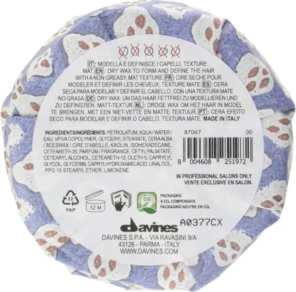 Strong Dry Wax Davines This Is A